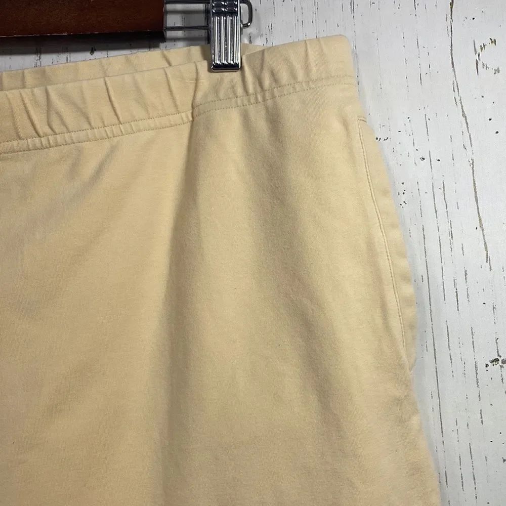 Lauren Active Ralph Lauren Cream Drawstring Capri Pants Size L Athleisure Casual - Picture 10 of 16